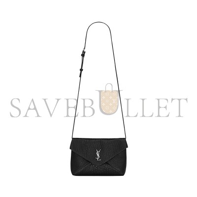YSL CASSANDRE ENVELOPE MESSENGER IN LAMBSKIN 801490AACIU1000 (23*16.5*6cm)
